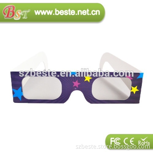 4c printing linear polarised disposable paper glasses